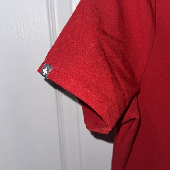 Figs Women’s Scrub Top Red Casma S - Picture 4 of 6